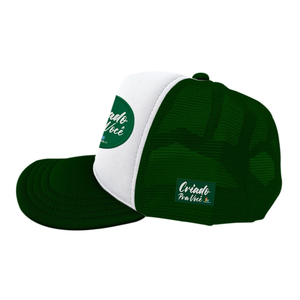 Boné Trucker - 3 Bordados