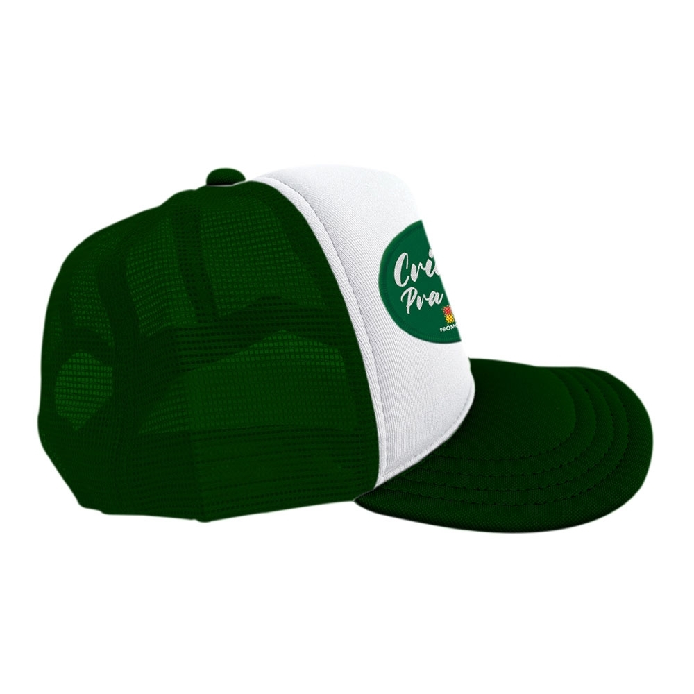 Boné Trucker - 3 Bordados