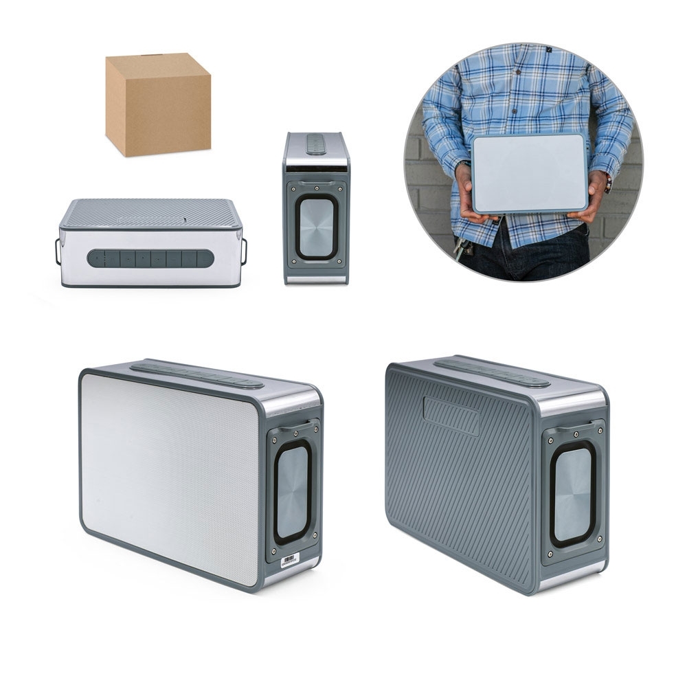 Caixa de som em ABS 100% reciclado com microfone incorporado15.600 mAh-86016