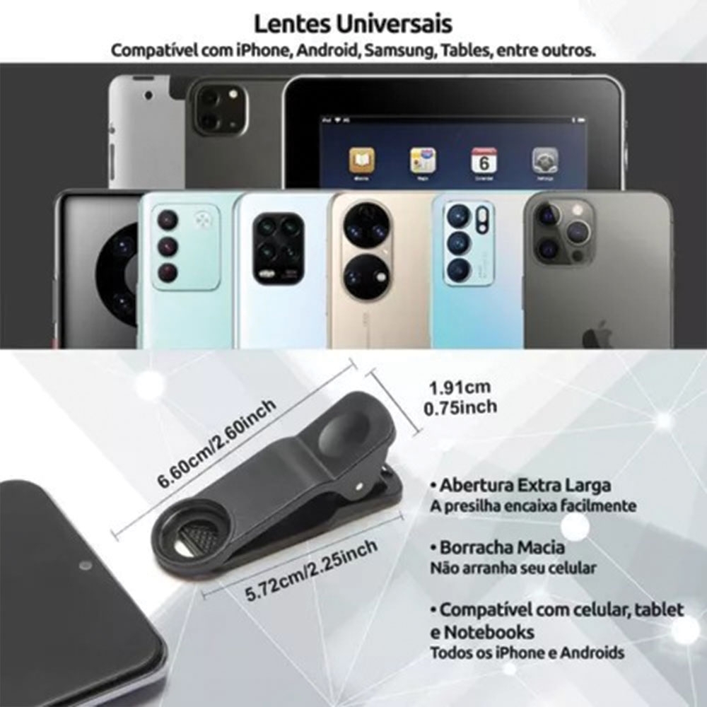 Lente Universal para Celular