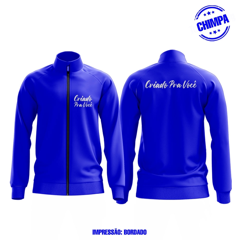 Moleton Ziper  Cor Única com 1 Logo Bordado Frontal-84207